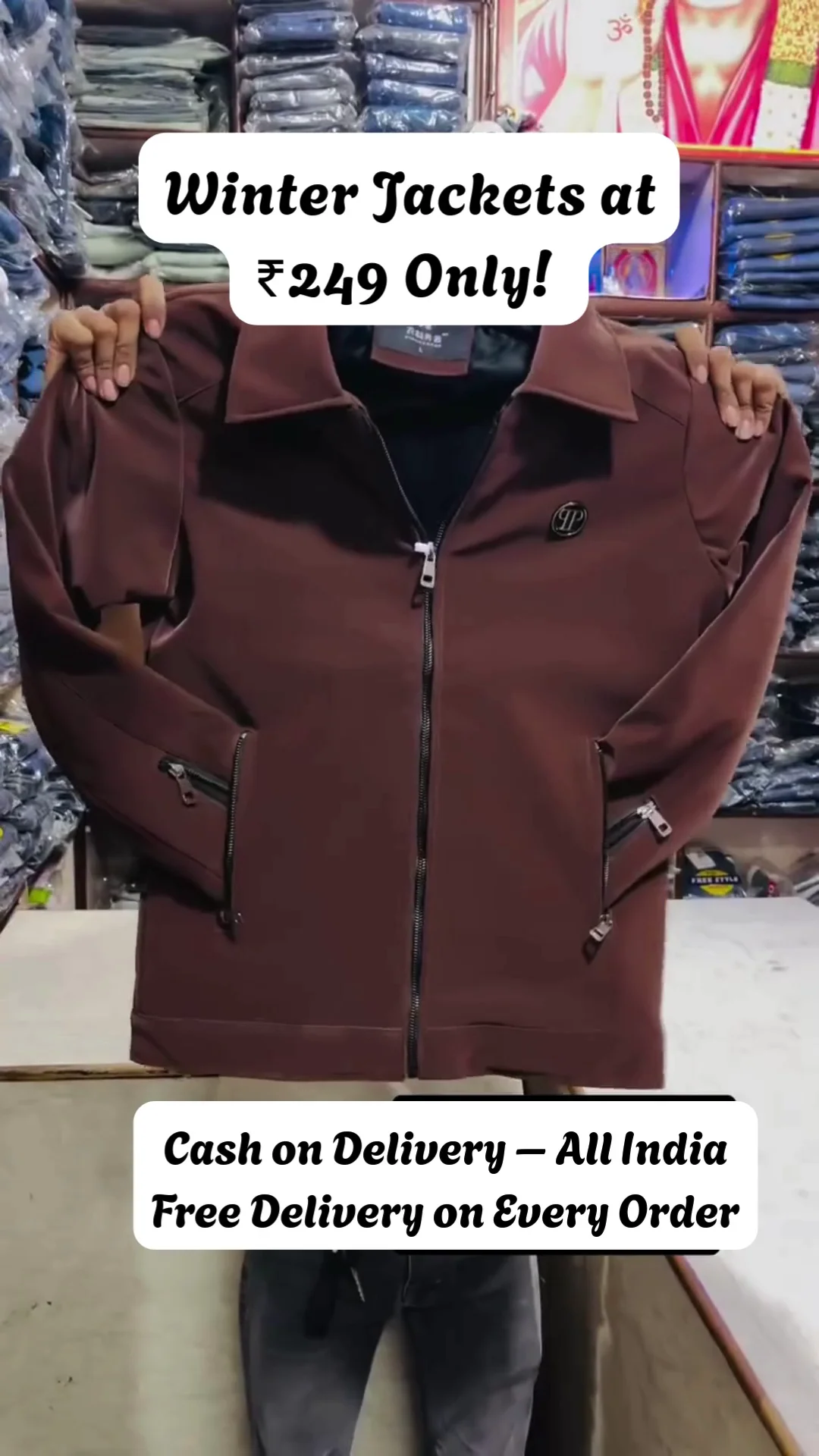 Men's Winter Faux Leather Jacket Warm Stylish Casual Party Wear